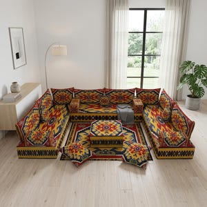 Reading Nook Cushion, Soft Seating, Sectional Seating, Living Room Sofa, Elegant Home, Bohemian Chic Decor, Low Seating
