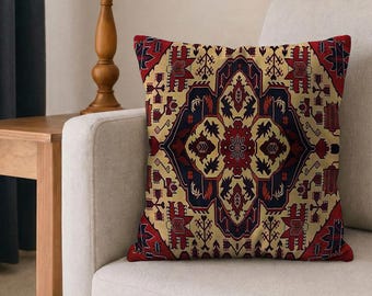 High Quality Print, Handmade Style, Cabin Decor, Scatter Cushion, Hippie Room Decor, Mandala Decor, Small Pillow,