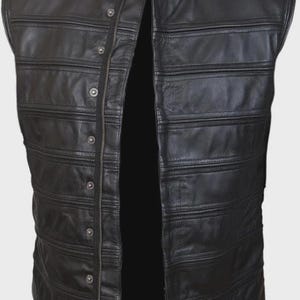 Op Planet of the Apes geïnspireerde stijl gorilla soldaat cosplay echt leren vest