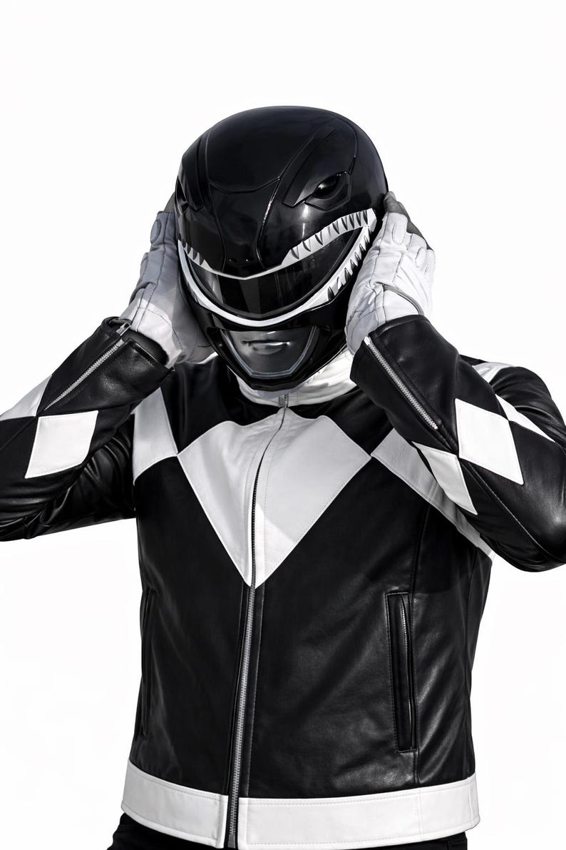 Ranger Inspired Cosplay Jacket, Power Rangers Mighty Billy Cranston ...