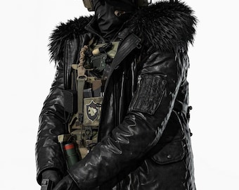 Wolf Hound Squad Cosplay jacket RE9 – Resident Evil 9 Parka Jacket | Leather Cosplay Coat