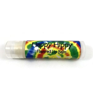 Happy Hippy Patchouli Lip Balm Gift for Her Party Favor Bridesmaid Gift Stocking Stuffer Gift for Hippy Patchouli image 4