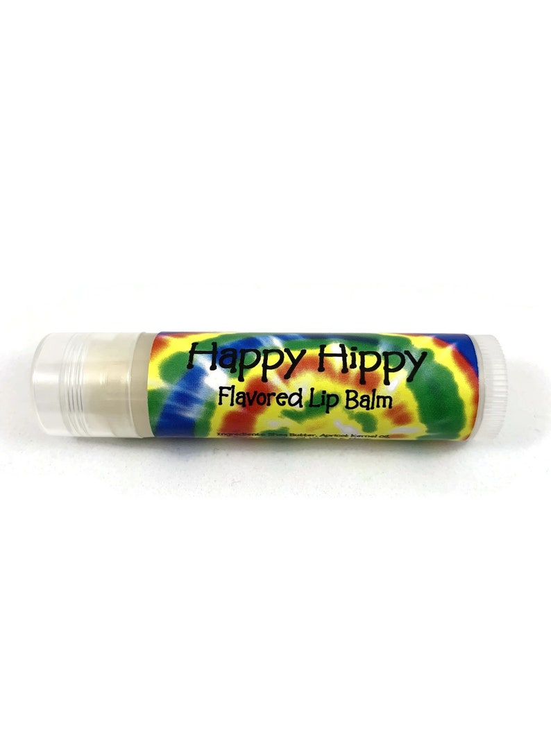 Happy Hippy Patchouli Lip Balm Gift for Her Party Favor Bridesmaid Gift Stocking Stuffer Gift for Hippy Patchouli image 4