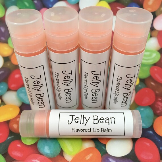 Items similar to Jelly Bean Lip Balm Candy Flavored Chapstick Red