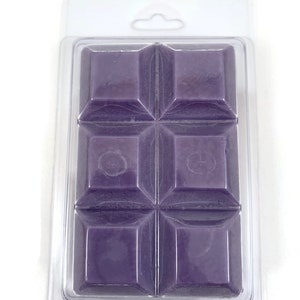 Black Raspberry Vanilla Scented Soy Wax Melts Wax Waffles Highly Scented image 2