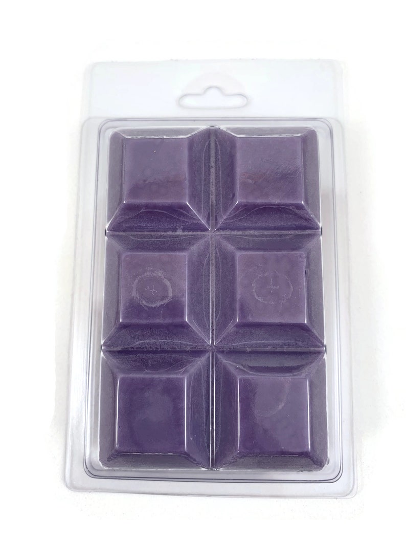 Black Raspberry Vanilla Scented Soy Wax Melts Wax Waffles Highly Scented image 2