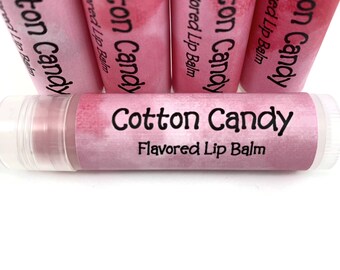 Cotton Candy Flavored Lip Balm | Gift for Her | Gift for Him | Bridesmaid Gift | Stocking Stuffer