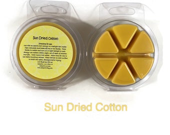 Sun Dried Cotton Soy Wax Melts | Scented to Maximum Level | Soy Wax Tarts | Gift for Her | Long Lasting Wax