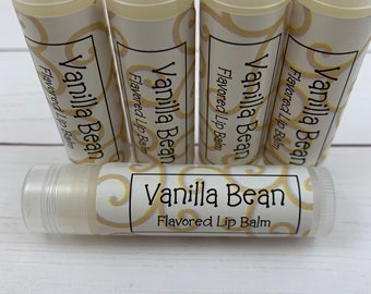 Vanilla Bean Flavored Lip Balm | Homemade | Soothing