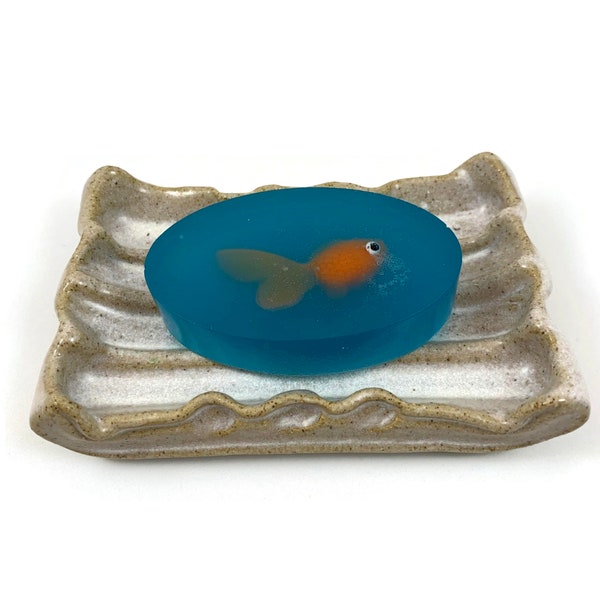 Goldfish Soap | Fish Soap | Fish in Soap | Soap With Fish Inside | Stocking Stuffer | Gift for Kids | Children's Soap