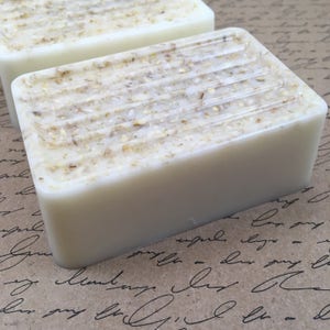 Oatmeal Soap Big Bar of Luxury Goat's Milk Soap With Oatmeal Gift for Her Gift for Him image 3