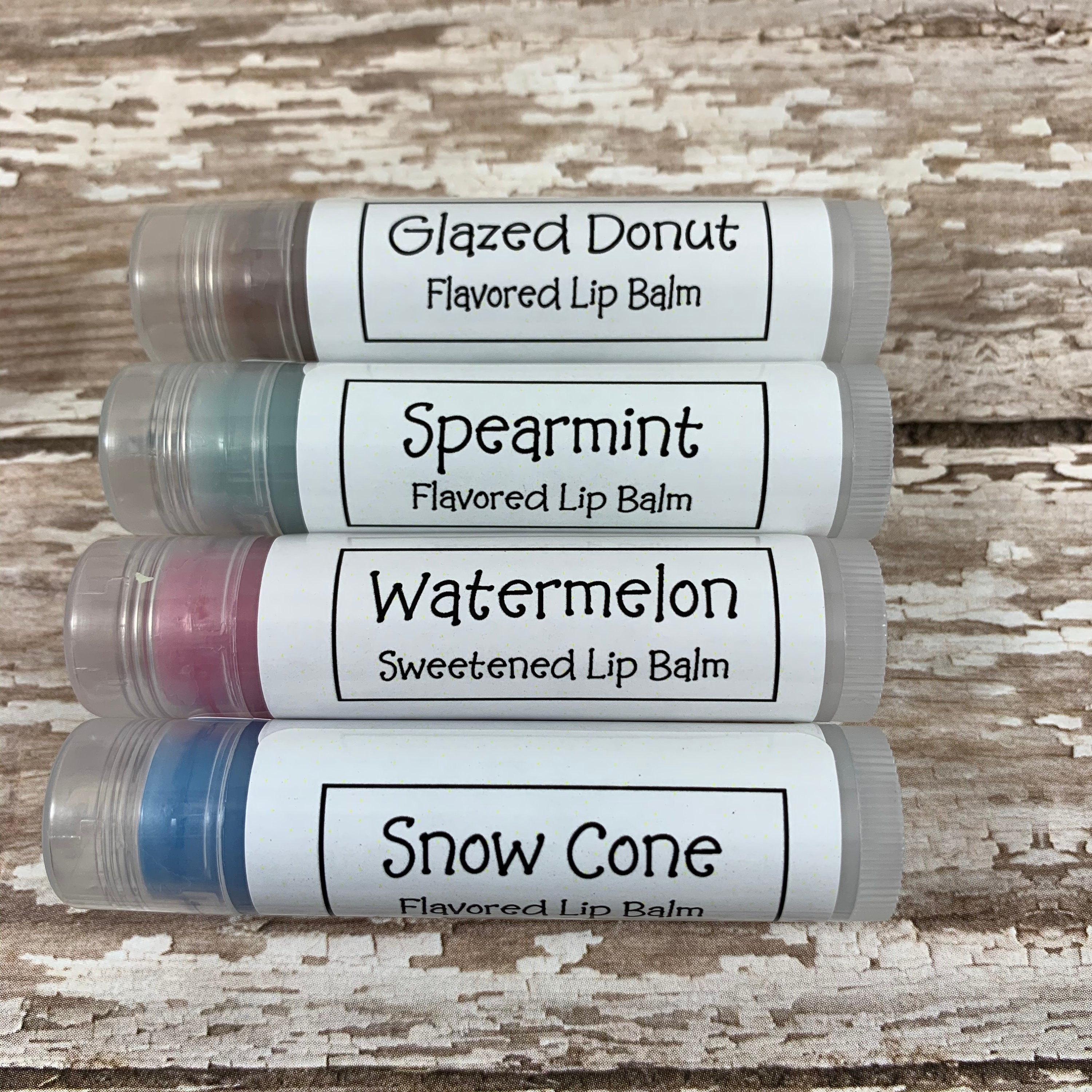 Lip Balm Set of Four | Chapstick | Choose Your Flavors | Stocking Stu…