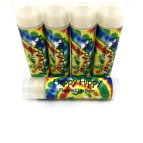 Happy Hippy Patchouli Lip Balm | Gift for Her | Party Favor | Bridesmaid Gift | Stocking Stuffer | Gift for Hippy | Patchouli |