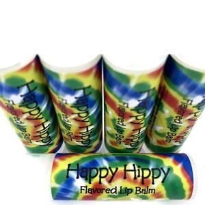 Happy Hippy Patchouli Lip Balm Gift for Her Party Favor Bridesmaid Gift Stocking Stuffer Gift for Hippy Patchouli image 2