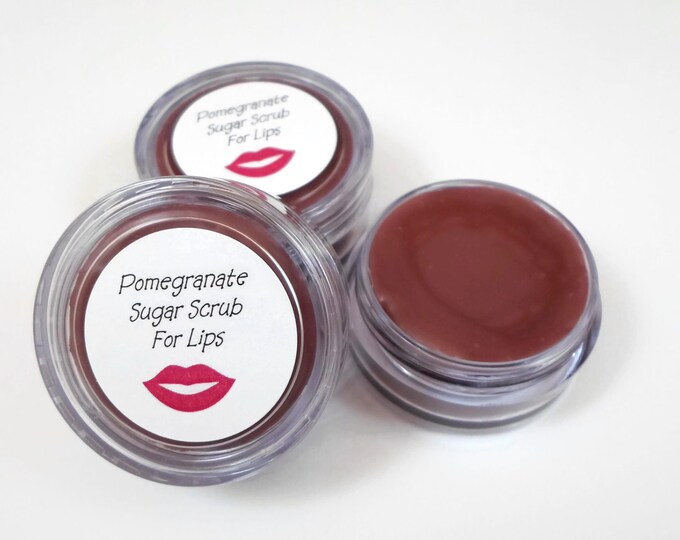 Lip Scrub Sugar Scrub for Lips Homemade Lip Balm Lip Etsy