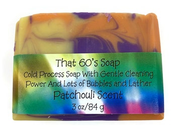 Patchouli Soap | Cold Process | Made from Scratch | That 60's Soap | Homemade Soap | Hippie Soap | Earthy