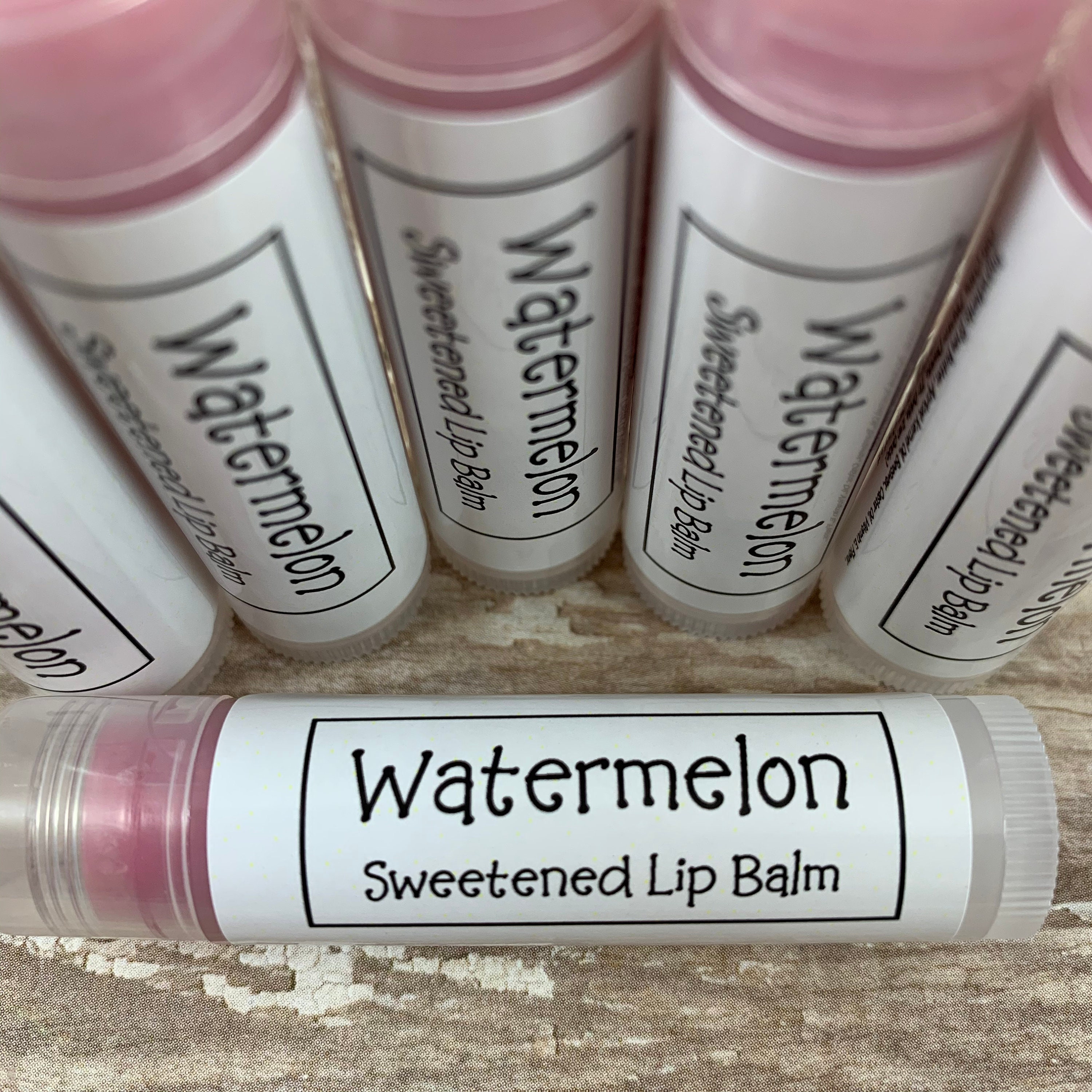 Watermelon SWEETENED Lip Balm 2 Dollar US Shipping Shea Etsy