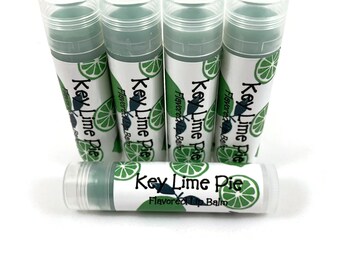 Key Lime Pie Flavored Lip Balm |  | Moisturizing With Shea Butter Beeswax Vitamin E and More | Stocking Stuffer | Gift for Her