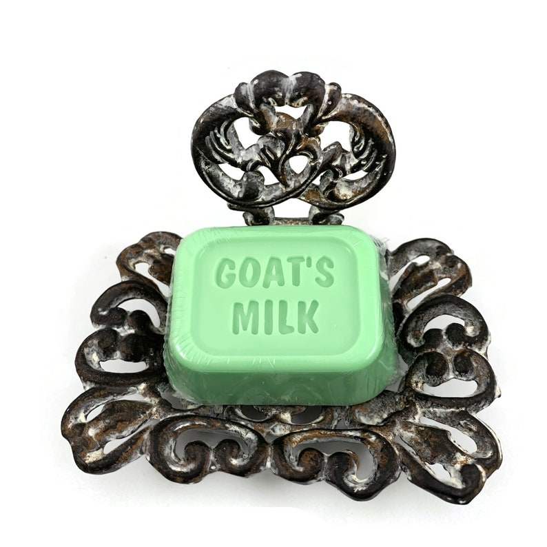 Cucumber Melon Scented Personal Size Goat's Milk Soap Gift for Her Gift for Him Stocking Stuffer image 1