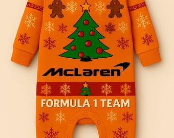 McLaren Baby Romper |Baby shower gift | F1 suit