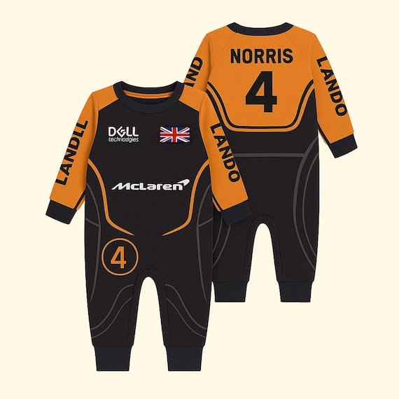 Lando Norris Mclaren Baby Buy Lando Norris Inspired Baby Romper – Formula Racing Baby Outfit – Cute  Motorsport Baby Onesie Online In India