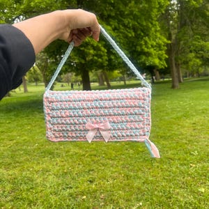 Cotton Candy Bow Bag