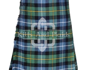 MacNeil of Barra Tartan Kilt - Authentischer schottischer Schottischer Kilt - Hergestellt auf Bestellung - 8 Meter traditioneller Kilt