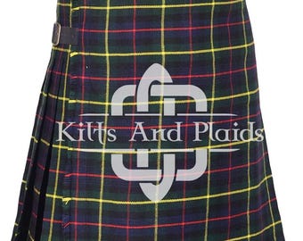 Farquharson Tartan Scottish 8 Yard Kilt - Traditional Highlander Kilt for Men - 16 Oz Tartan - Made to Order Kilt - Handmade Custom Kilts