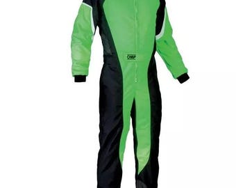 F1 OMP Karting Suit CIK/FIA Level 2 F1 Omp Racing Suit Omp Motorsport Suit In All Sizes