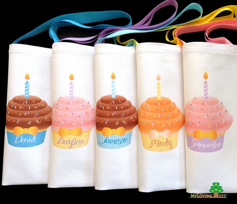Cupcake first birthday kids cooking party favors gift