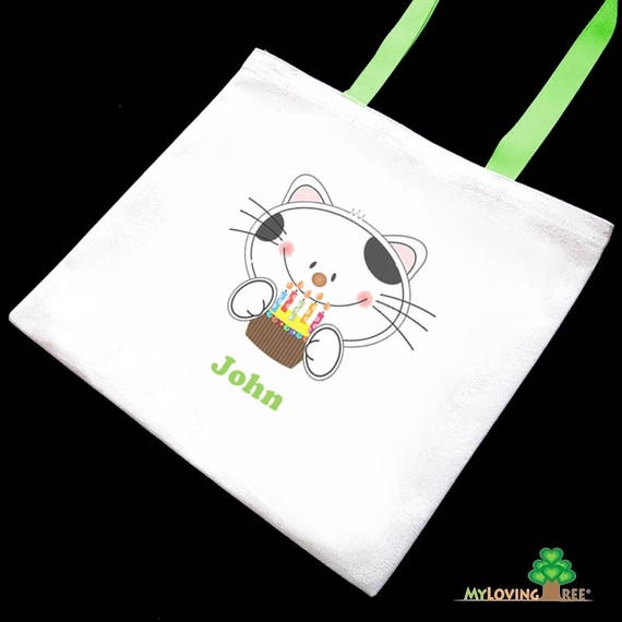 cat themed tote bags