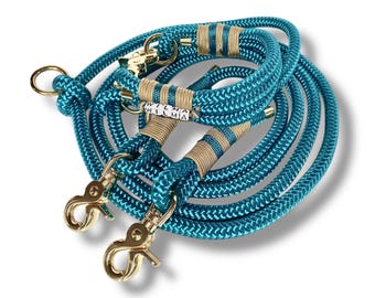 Rope set “Aqua” – handmade & customizable (length, adjustability, fittings)