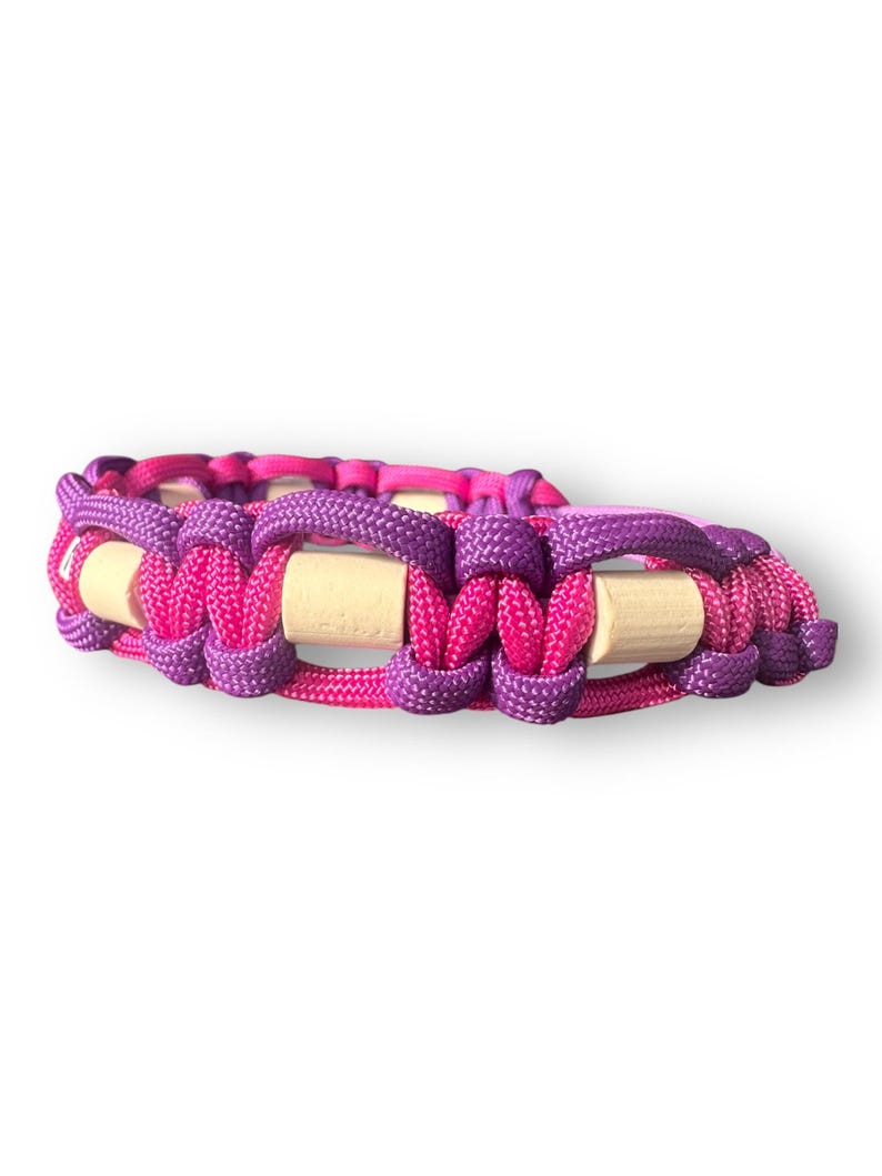 em-Keramik Halsband, in rosa, lila und pink, zeckenabwehr mit personalisierteren Details in der Seitenansicht