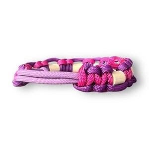 em-Keramik Halsband, in rosa, lila und pink, zeckenabwehr mit personalisierteren Details in der Vorderansicht
