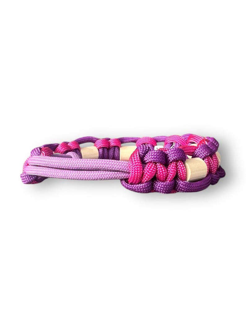 em-Keramik Halsband, in rosa, lila und pink, zeckenabwehr mit personalisierteren Details in der Vorderansicht