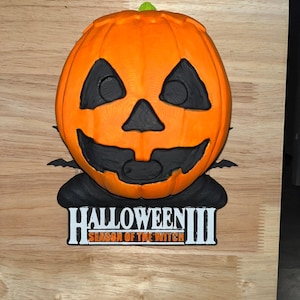 Halloween Pumpkin Head Wall Plaque-Halloween 3 Season of the Witch