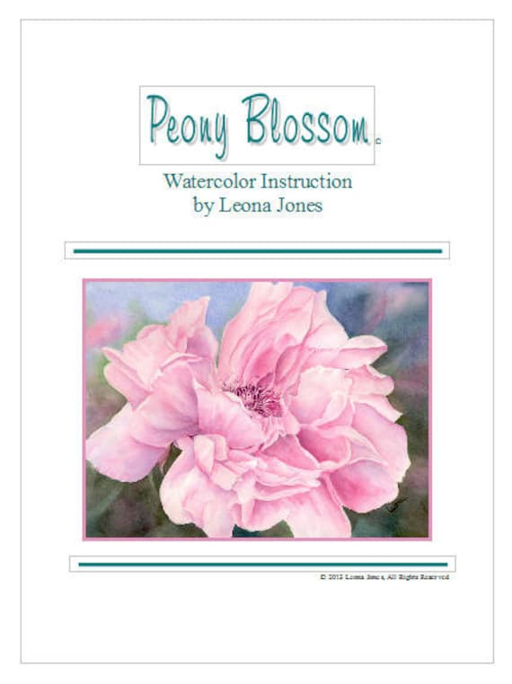 Watercolor Peony Tutorial Step By Step