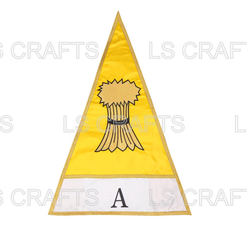 Masonic OES F.A.T.A.L. Triangle Banner Set – 5-piece Embroidered Altar ...