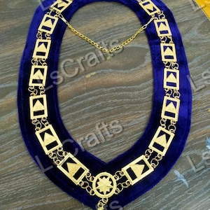 33.Grad Freimaurer Regalia Scottish Rite Kragen Plus Anhänger