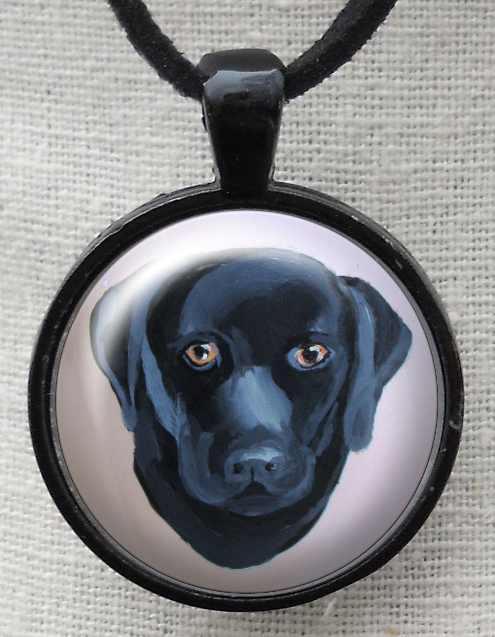 Black Lab Necklace Dog Necklaces Labrador Retreiver Owner Etsy