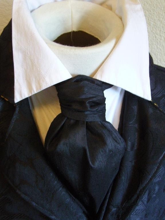 Victorian Mens Ties, Ascot, Cravat, Bow Tie, Necktie