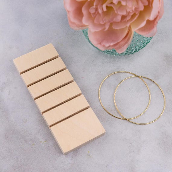 Birch Plywood Jewelry Display Stand, Pop Up Shop Tabletop Essential
