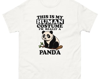 This Is My Human Costume Shirt I'm Really A Panda T Shirt