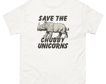 Save The Chubby Unicorns Shirt Protect The Chubby Rhino Fat Unicorn T Shirt