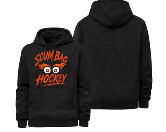 Scumbag Hockey T Shirt - Scum Bag Hockey Hoodie - Philly Mascot Sweatshirt - Usa Hockey T Shirt