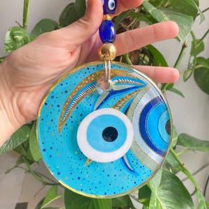 Evil Eye Wall Hanging, House Protection, Home Decor, New Home Gift Idea, Home Protection, Good Luck