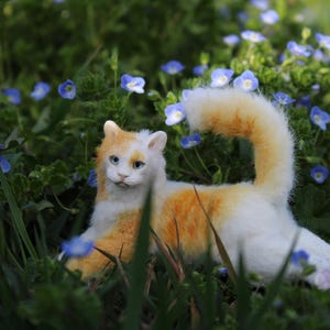 Custom Cat Art Doll - Stuffed Animal Made to Order - Handmade Realistic Pet Replica