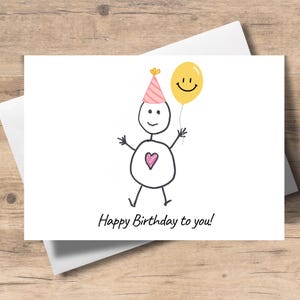 Tarjeta de felicitación de feliz cumpleaños