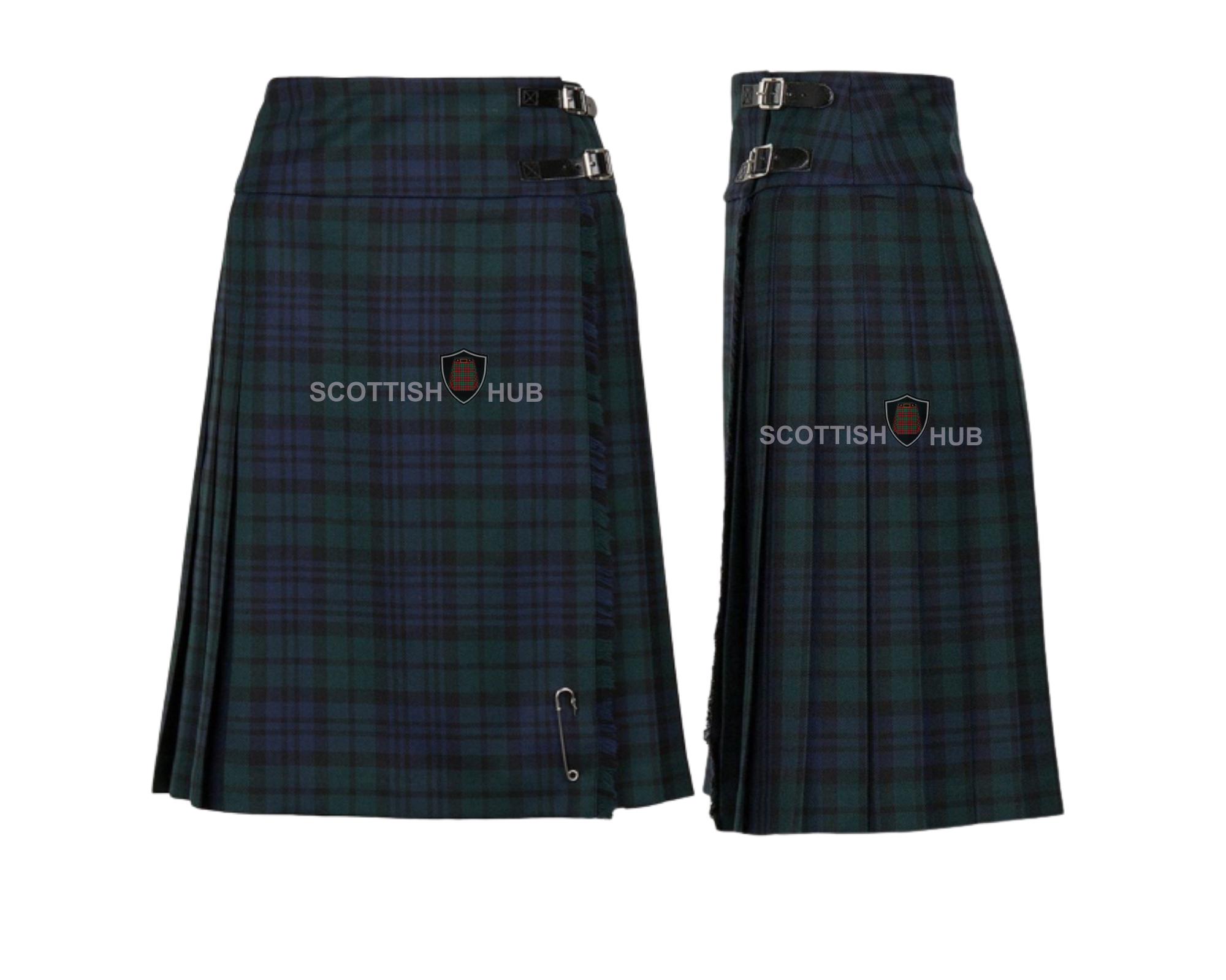 Plaid Tartan Maxi Skirt for Women - Wool Blend Long Skirt Elegant Floor Length Scottish Highland Skirt Custom Made Winter Outfit