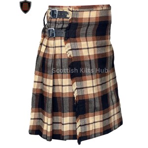 Rose Ancient Tartan Kilt For Men, 8-Yard Scottish Kilt for Men Custom Handmade Highland Kilt, Authentic Wool Clan Kilt for Weddings & Events